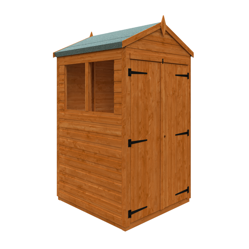 Modular Double Door Shiplap Timber Apex Shed