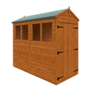 Modular Double Door Shiplap Timber Apex Shed