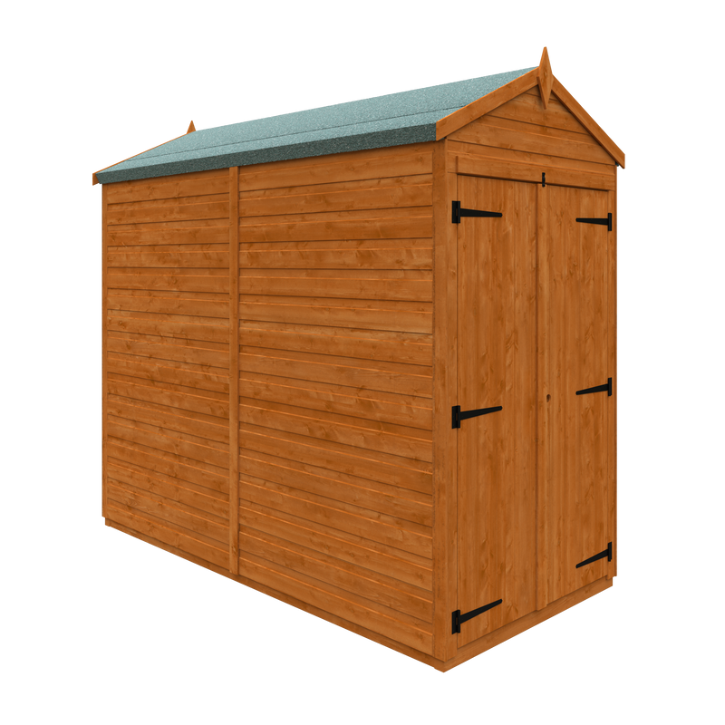 Modular Double Door Windowless Shiplap Timber Apex Shed