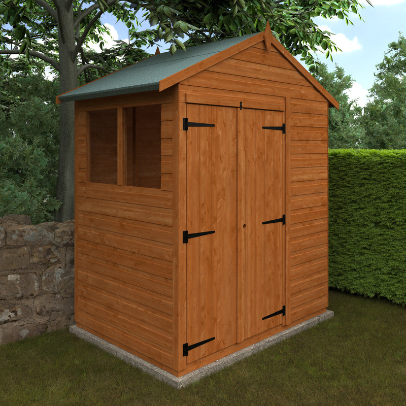 Modular Double Door Shiplap Timber Apex Shed