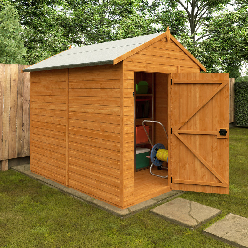 Modular Windowless Shiplap Timber Apex Shed