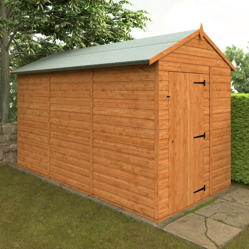 Modular Windowless Shiplap Timber Apex Shed