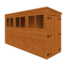 Modular Double Door Shiplap Timber Pent Shed