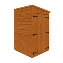 Modular Double Door Windowless Shiplap Timber Pent Shed