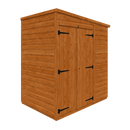 Modular Double Door Windowless Shiplap Timber Pent Shed