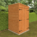 Modular Double Door Windowless Shiplap Timber Pent Shed