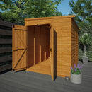 Modular Double Door Windowless Shiplap Timber Pent Shed