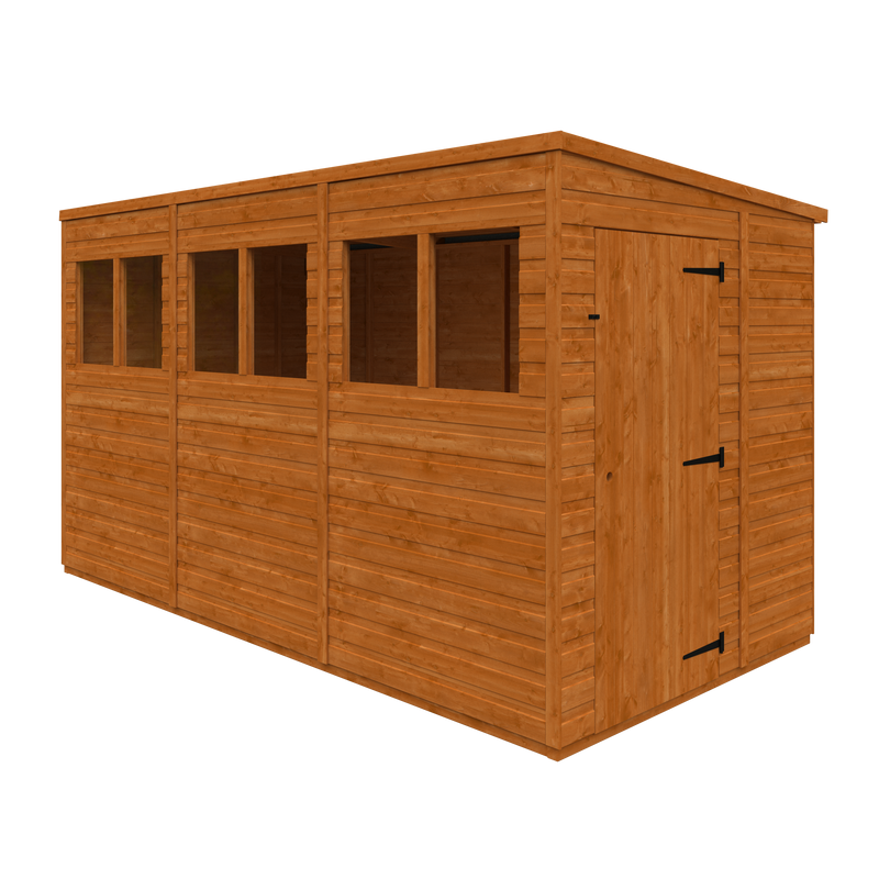 Modular Shiplap Timber Pent Shed