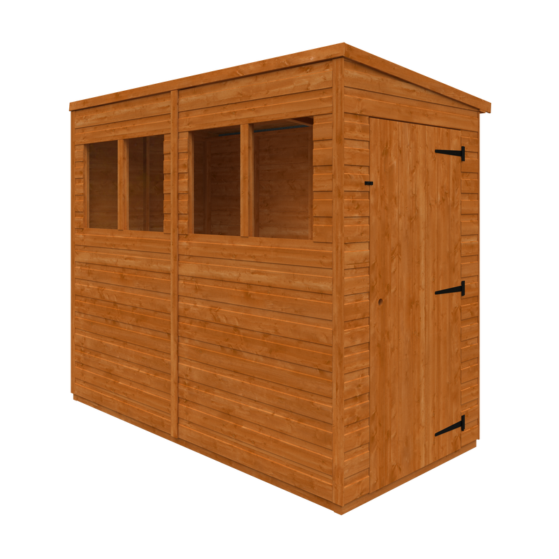 Modular Shiplap Timber Pent Shed