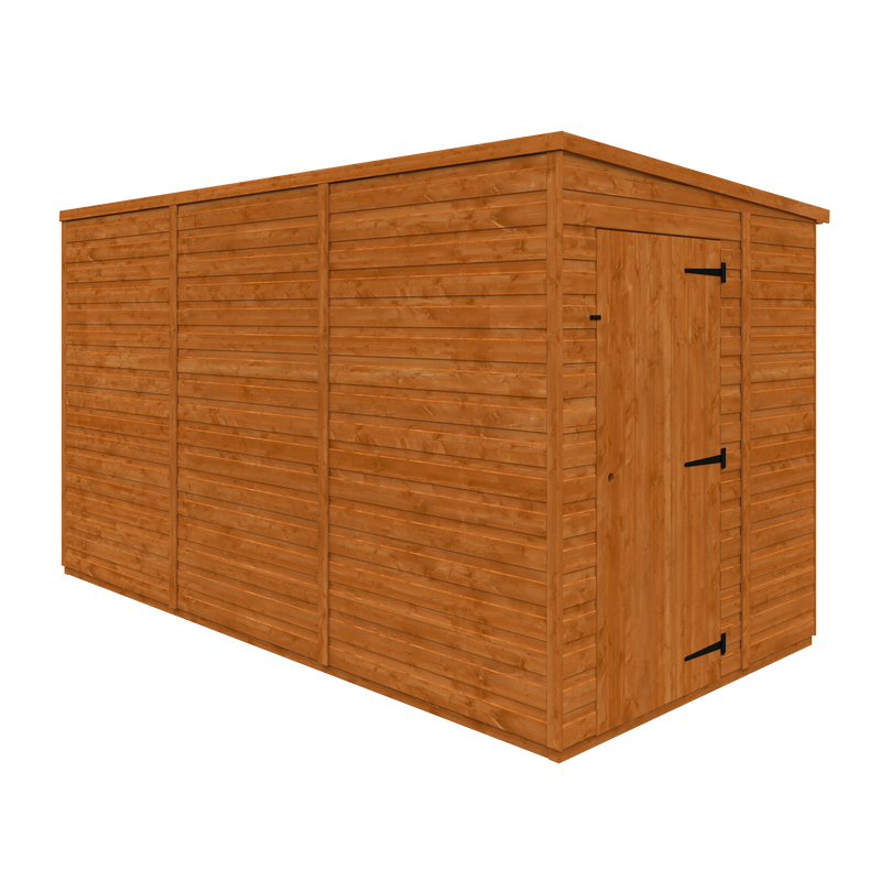 Modular Windowless Shiplap Timber Pent Shed