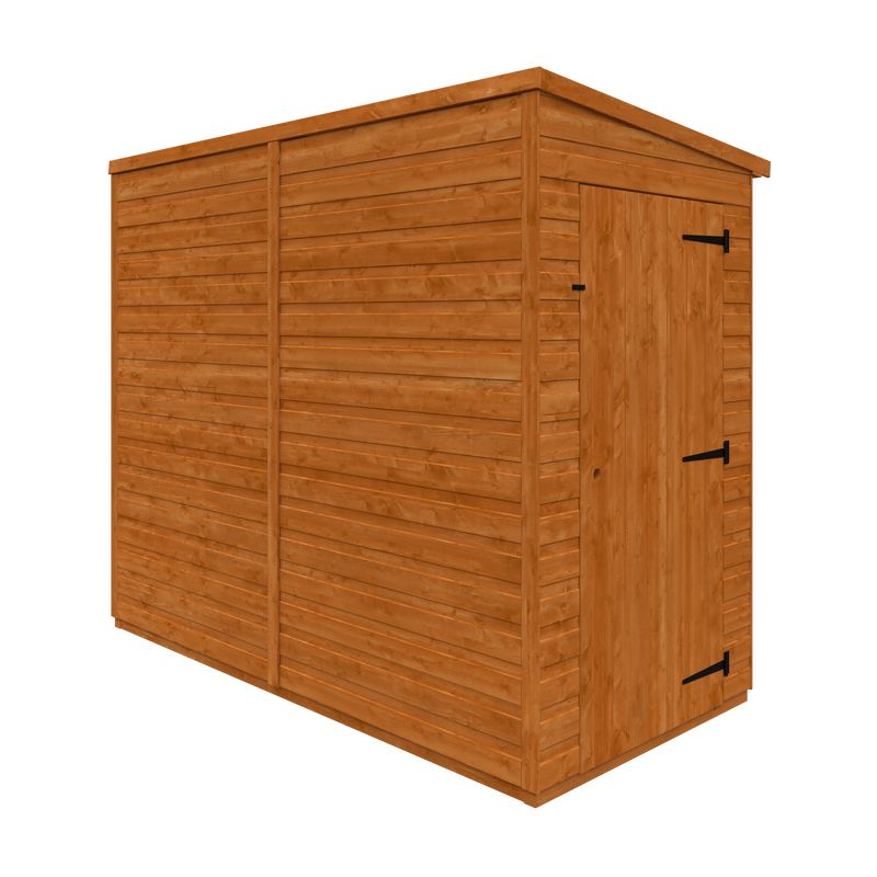 Modular Windowless Shiplap Timber Pent Shed