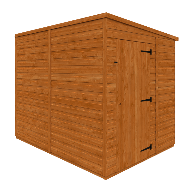 Modular Windowless Shiplap Timber Pent Shed