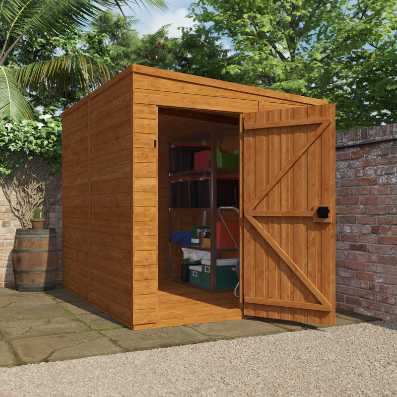 Modular Windowless Shiplap Timber Pent Shed