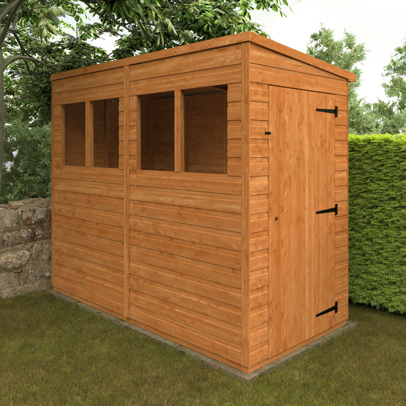 Modular Shiplap Timber Pent Shed