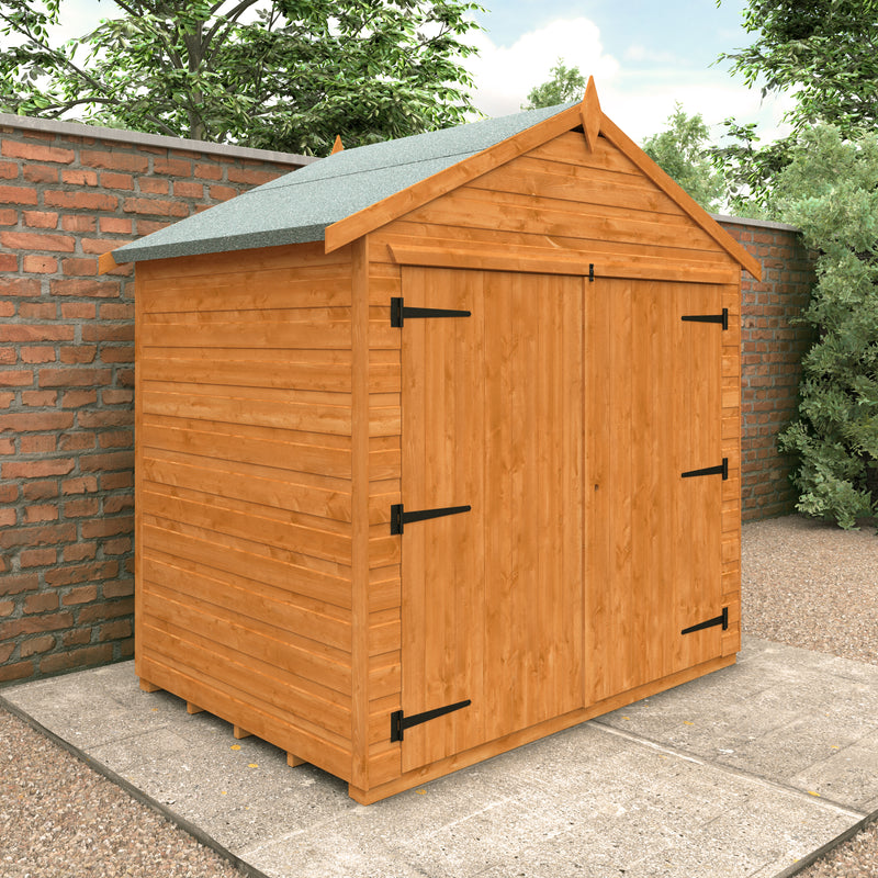 Modular Shiplap Timber Apex Bike Shed