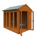Modular Shiplap Timber Apex Full Pane Summerhouse