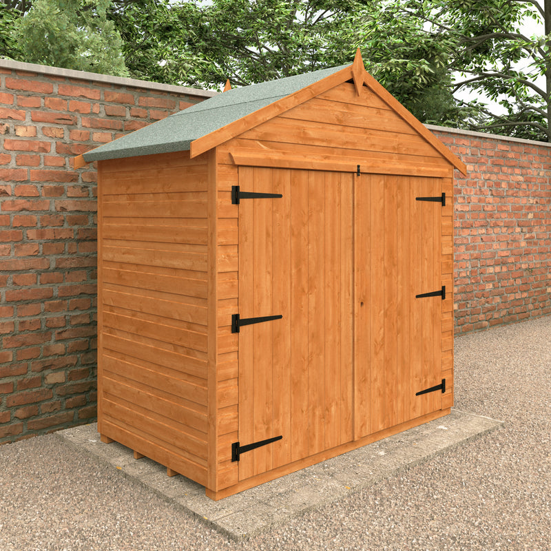 Modular Shiplap Timber Apex Bike Shed