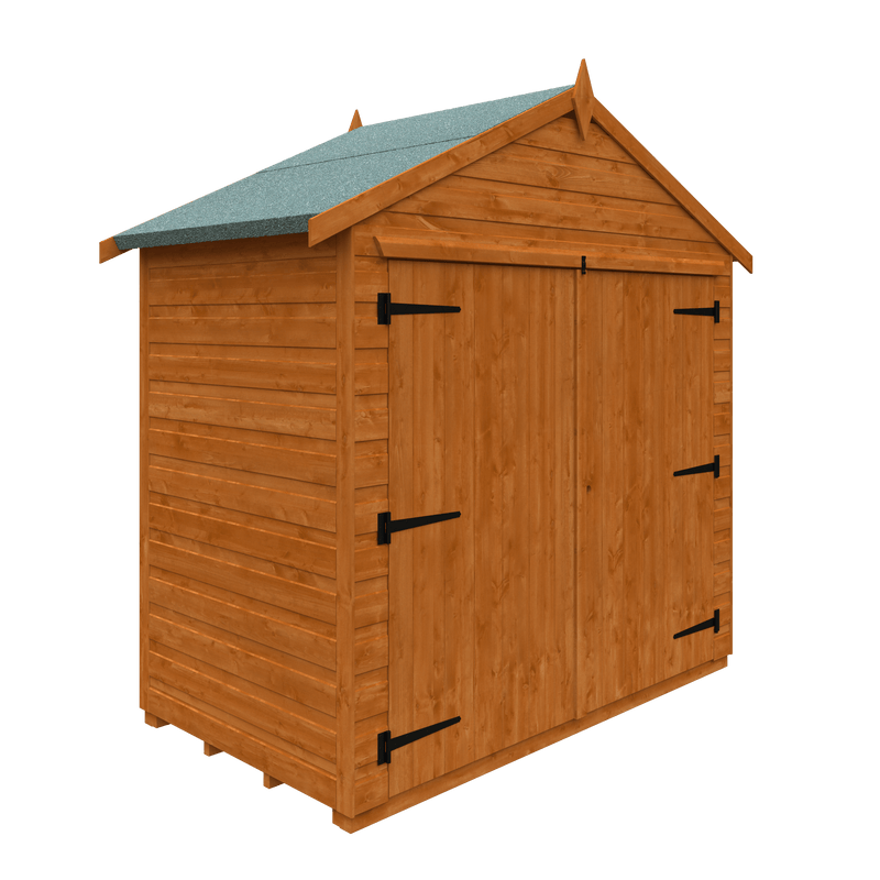 Modular Shiplap Timber Apex Bike Shed