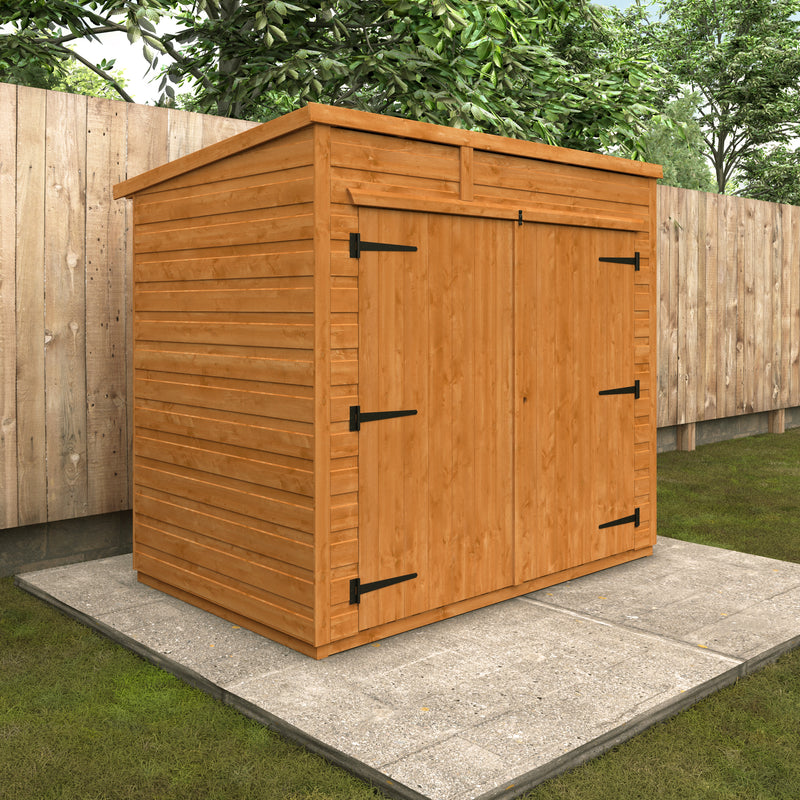 Modular Shiplap Timber Pent Bike Store