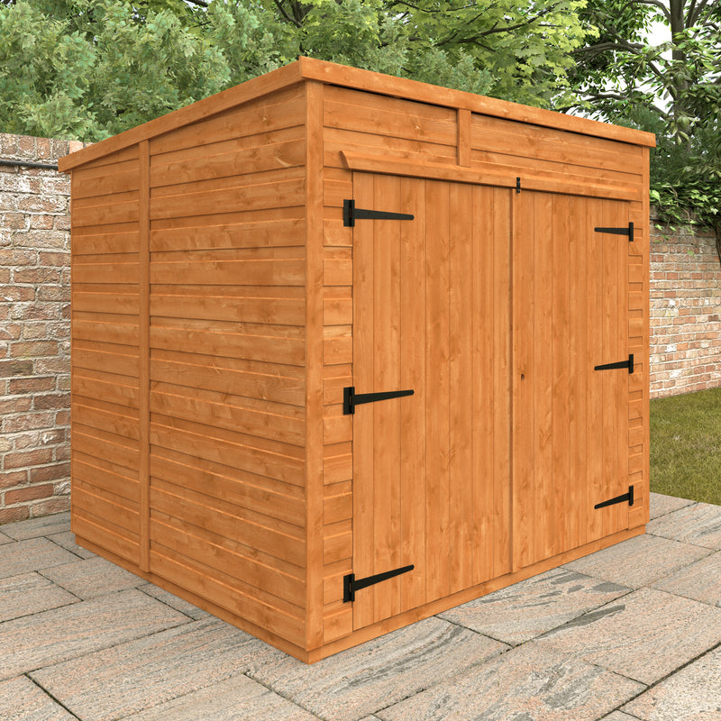 Modular Shiplap Timber Pent Bike Store