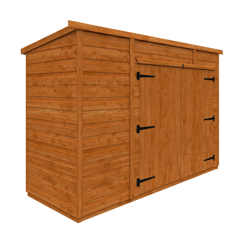 Modular Shiplap Timber Pent Bike Store