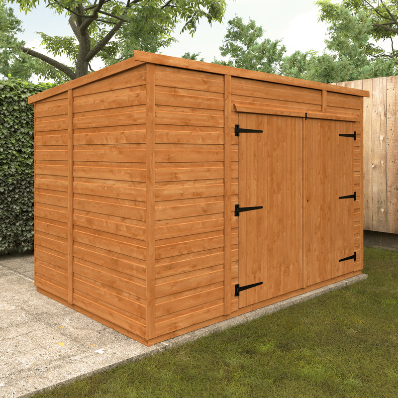 Modular Shiplap Timber Pent Bike Store