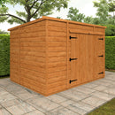 Modular Shiplap Timber Pent Bike Store