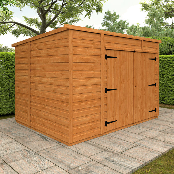 Modular Shiplap Timber Pent Bike Store