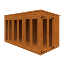 Modular Shiplap Timber Pent Full Pane Summerhouse